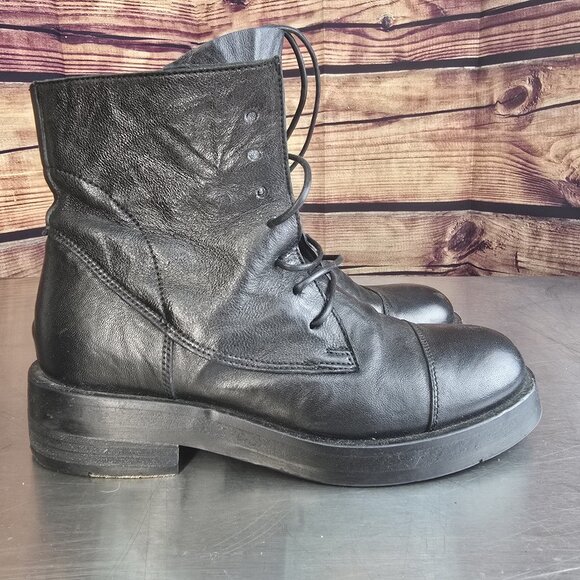 Ernesto Dolani Designer Service / Combat Boots - size 37 / W6.5 - Picture 3 of 12
